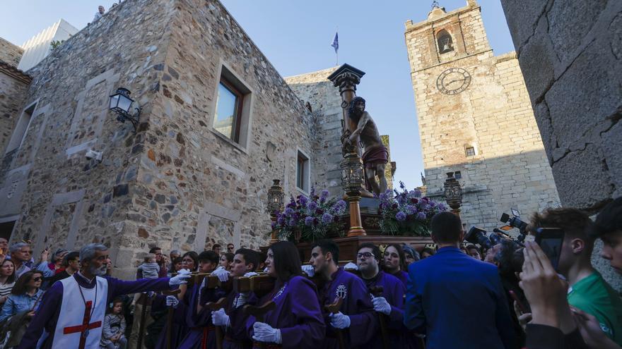 Estas son las procesiones del Viernes Santo y Sábado Santo en Cáceres
