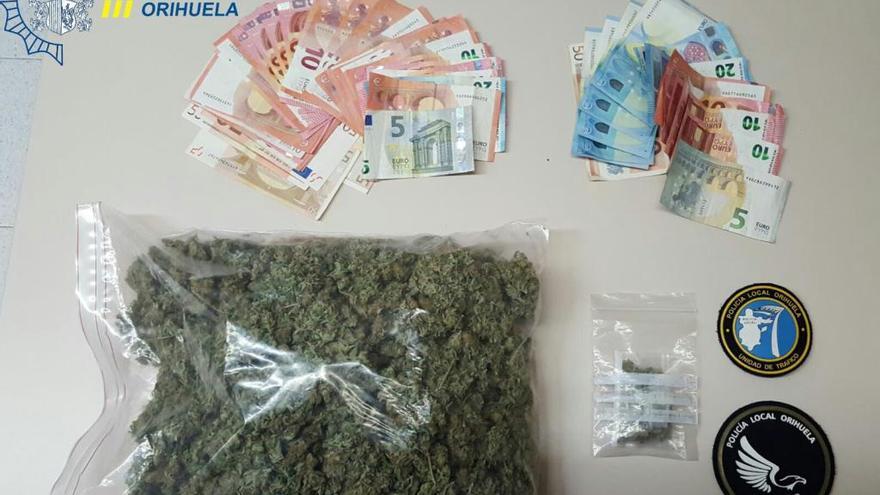 Tres detenidos con 300 gramos de marihuana en Orihuela