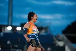 Yulenmis Aguilar resurge con medalla y récord de España en los Juegos Mediterráneos
