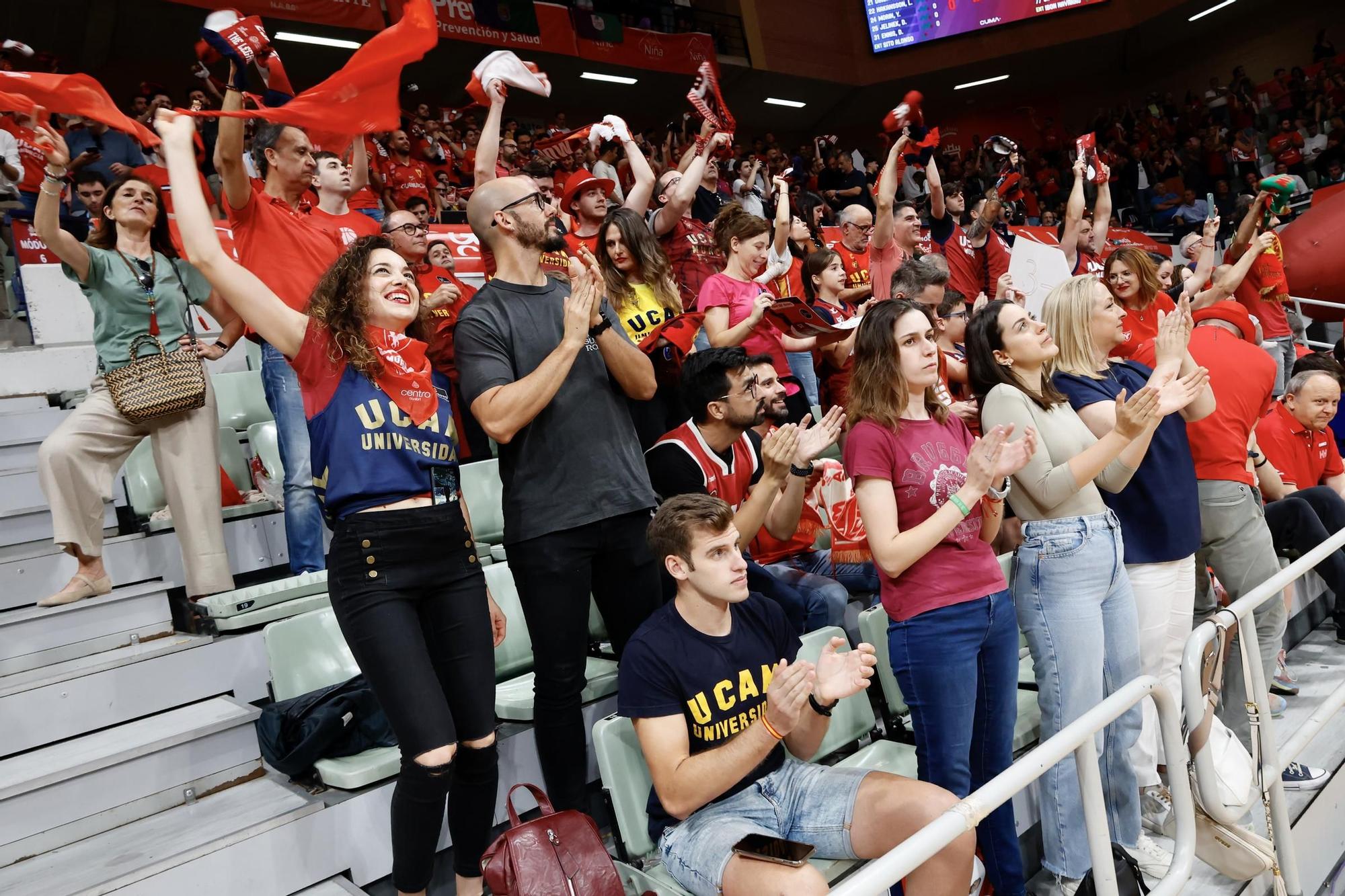 Las imágenes del cuarto partido de semifinales de la ACB entre el UCAM Murcia - Unicaja