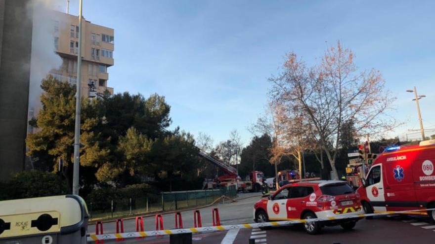 Dos morts en un incendi a Barcelona