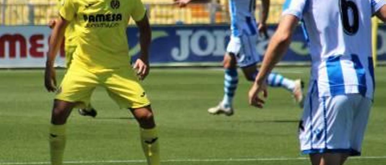 Jorge Galdón, en un partido en el Mini Estadi.