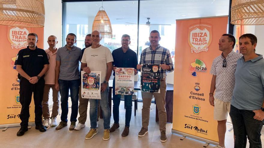 Imagen de la presentación de la Ibiza Trail Maratón, ayer en el hotel Blau Park. | I.T.M.