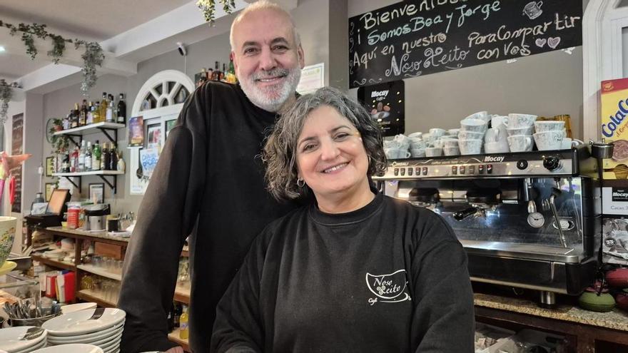 El sitio de su recreo en Oleiros: "Son buenos chicos y chicas, no puedo decir otra cosa"