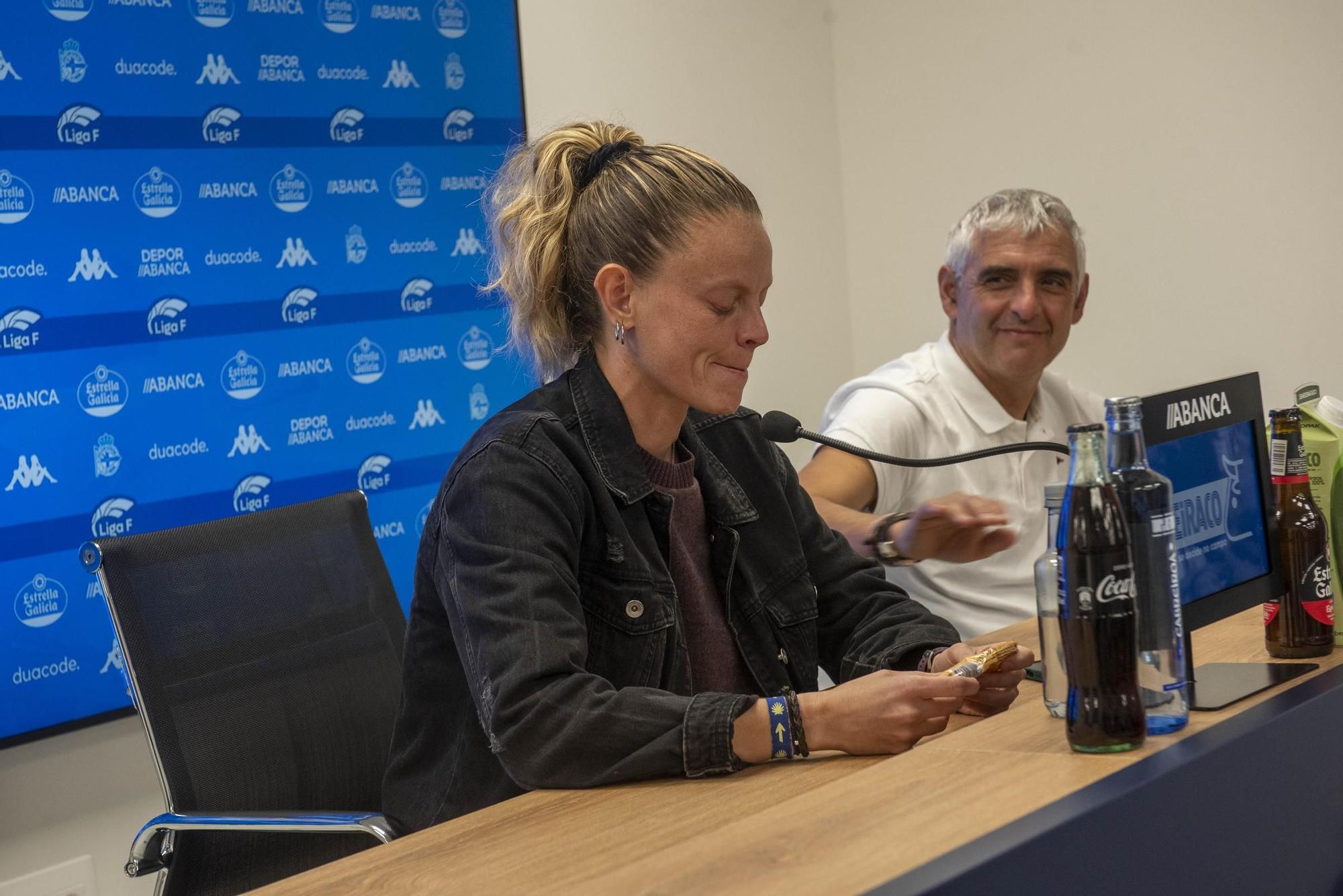 Despedida de Irene Ferreras como entrenadora del Deportivo