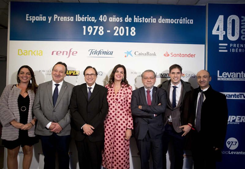 Photocall de la gala del 40 aniversario de Prensa Ibérica en Levante-EMV