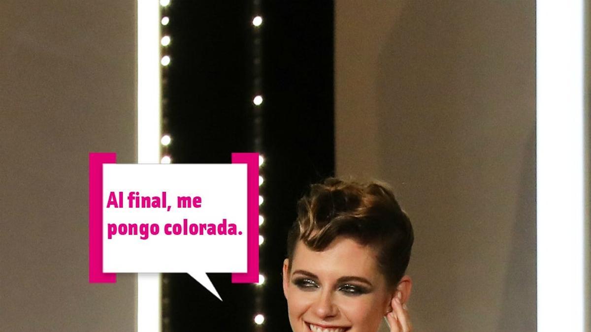 Kristen Stewart se pone colorada