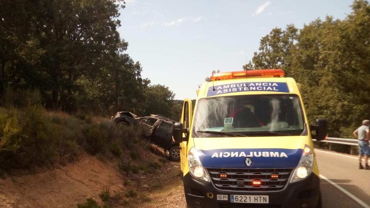 Accidente de tráfico en Zamora.