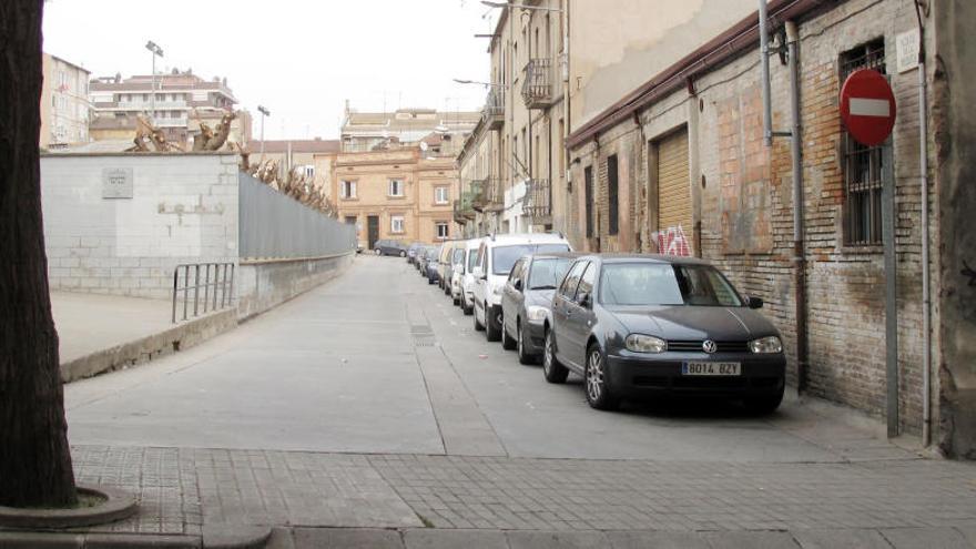 El passatge de la Mesquita de Manresa, a tocar del carrer de Joan XXIII.