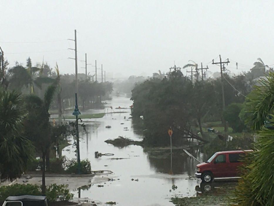 El paso del huracán Irma por Florida