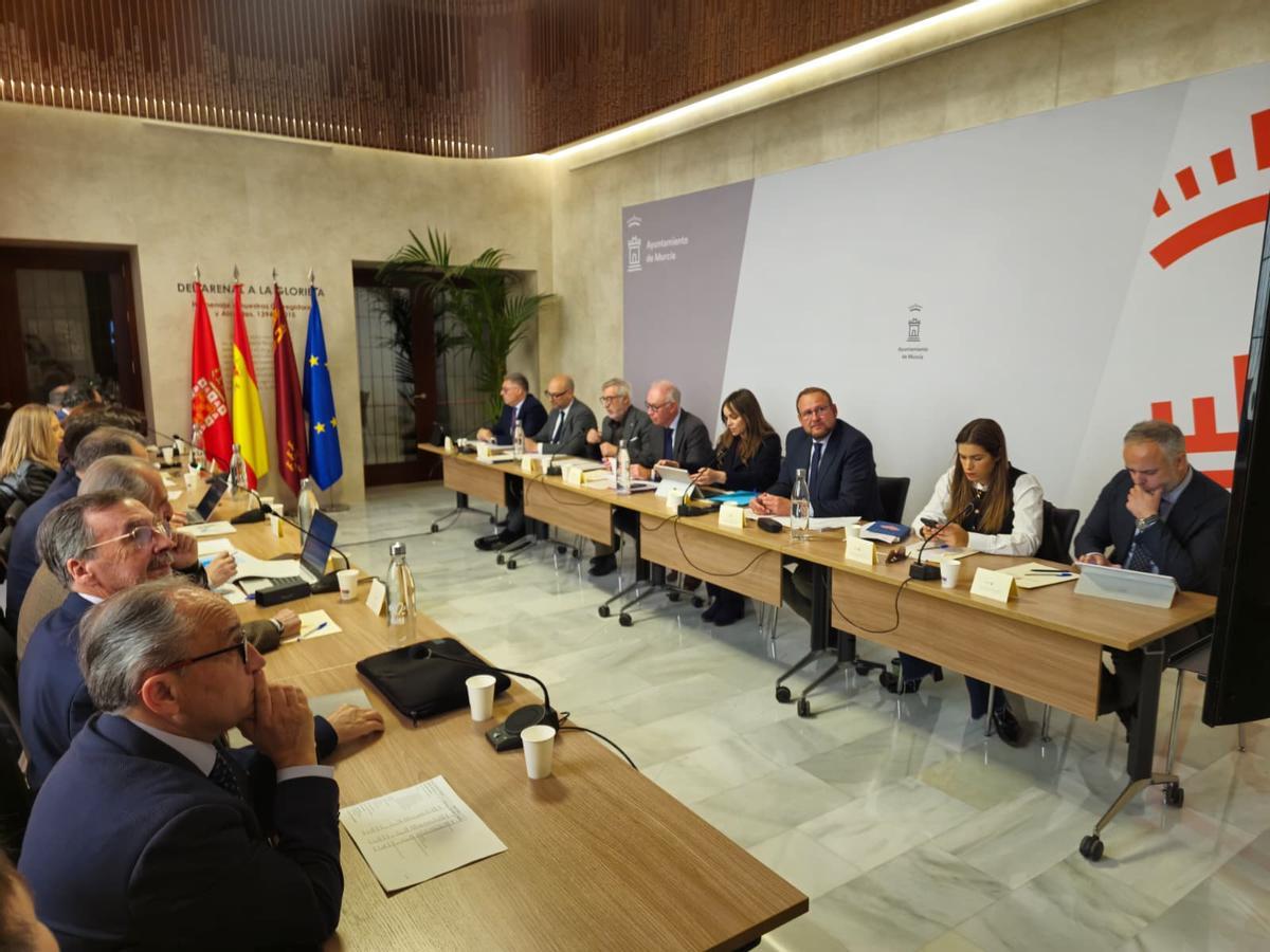 Consejo de Administración de Aguas de Murcia celebrado en marzo de 2026.