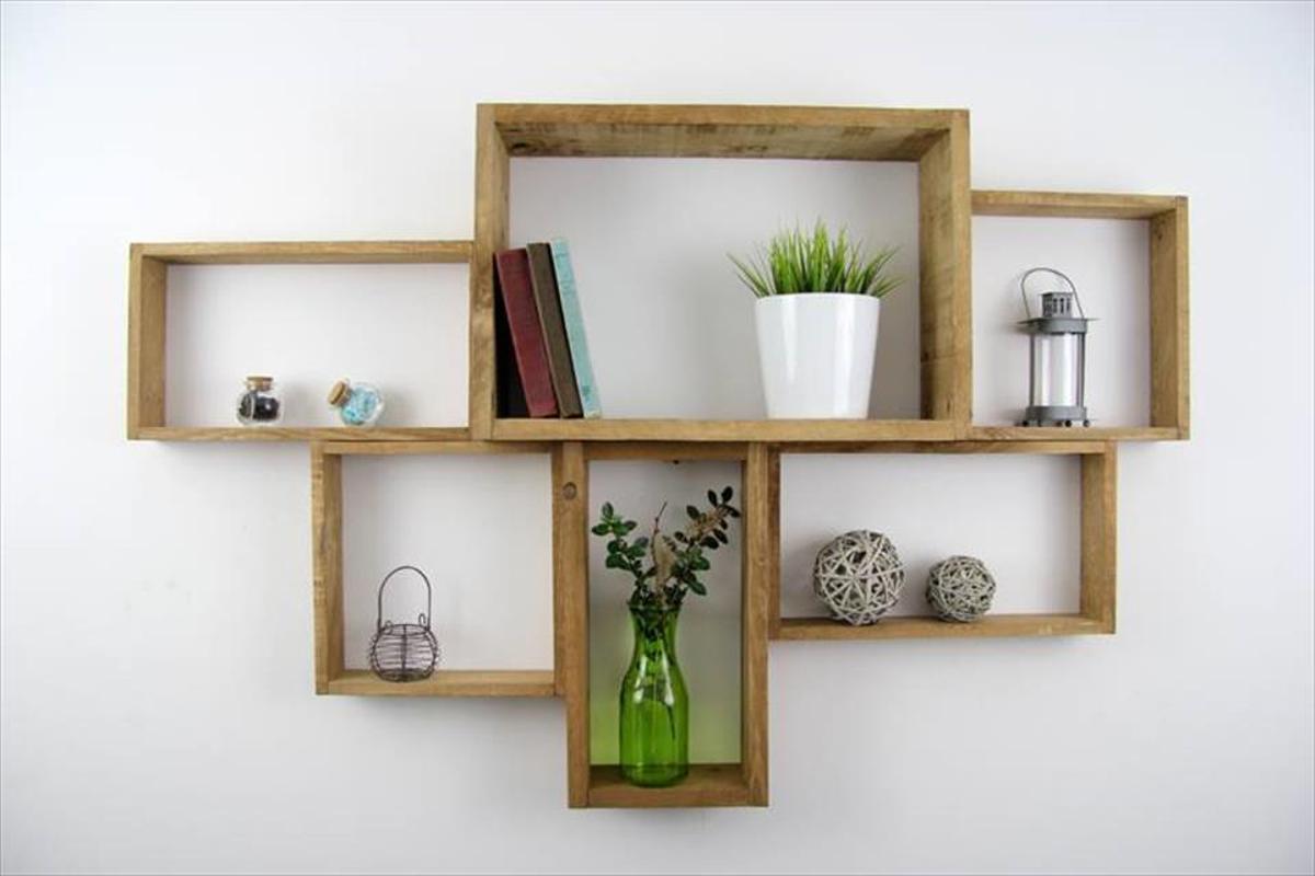 Ideas para crear estanterías con palets