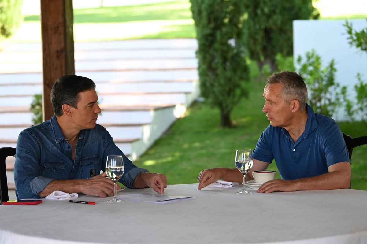 El Presidente del Gobierno, Pedro Sánchez, ha recibido al Secretario General de la OTAN, Jens Stoltenberg, este fin de semana