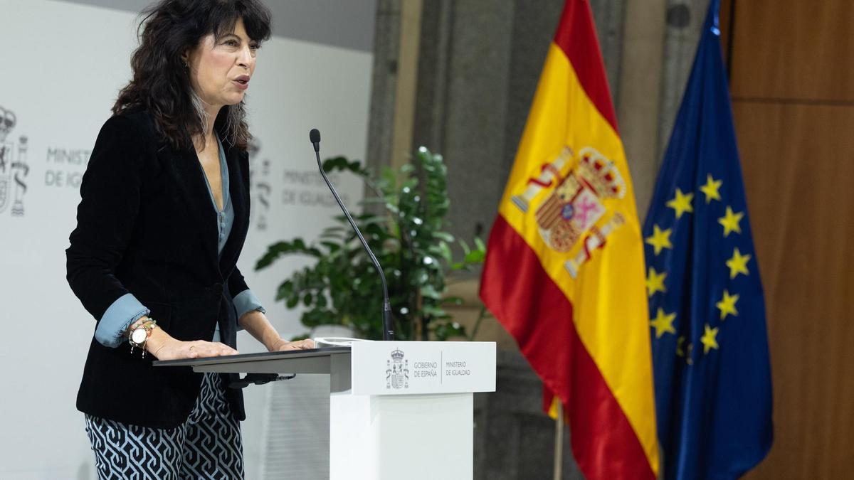 La ministra de Igualdad, Ana Redondo.