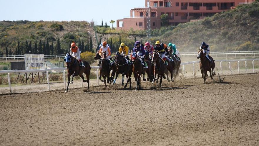 Antiguas carreras en el hipódromo de Mijas.