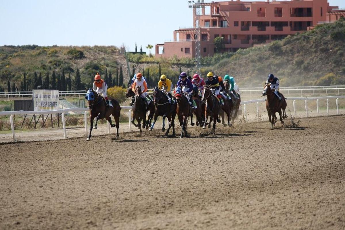 Antiguas carreras en el hipódromo de Mijas.