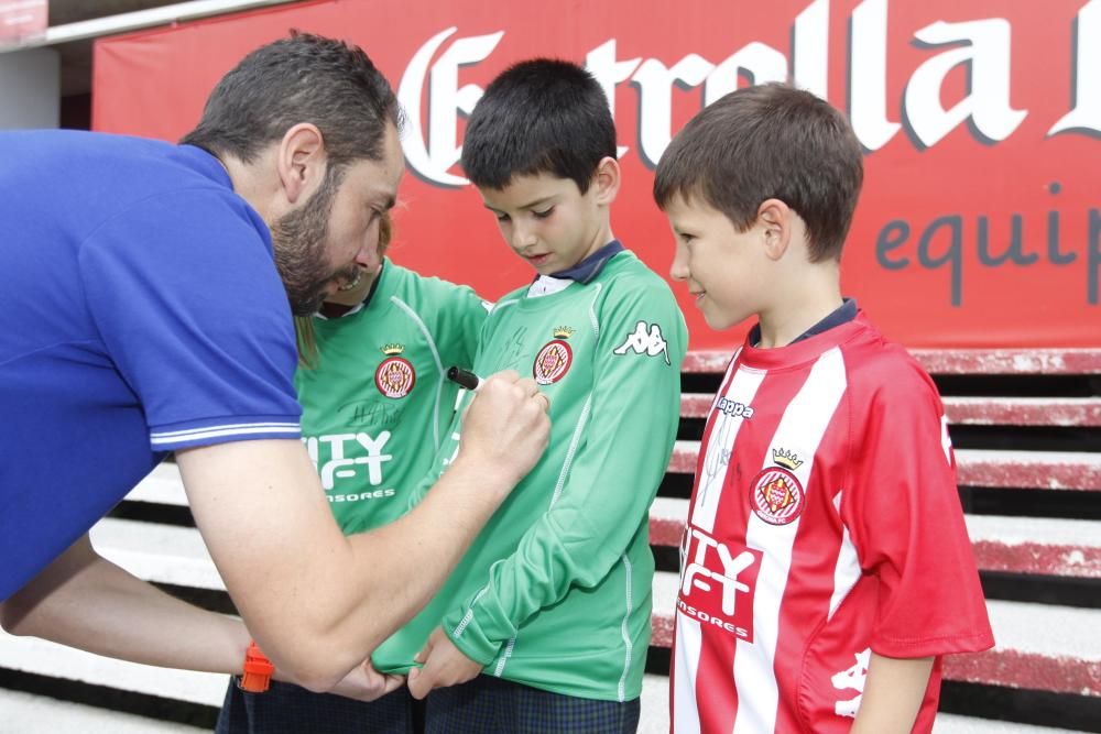 Arribada del Girona FC després de la derrota a Pamplona