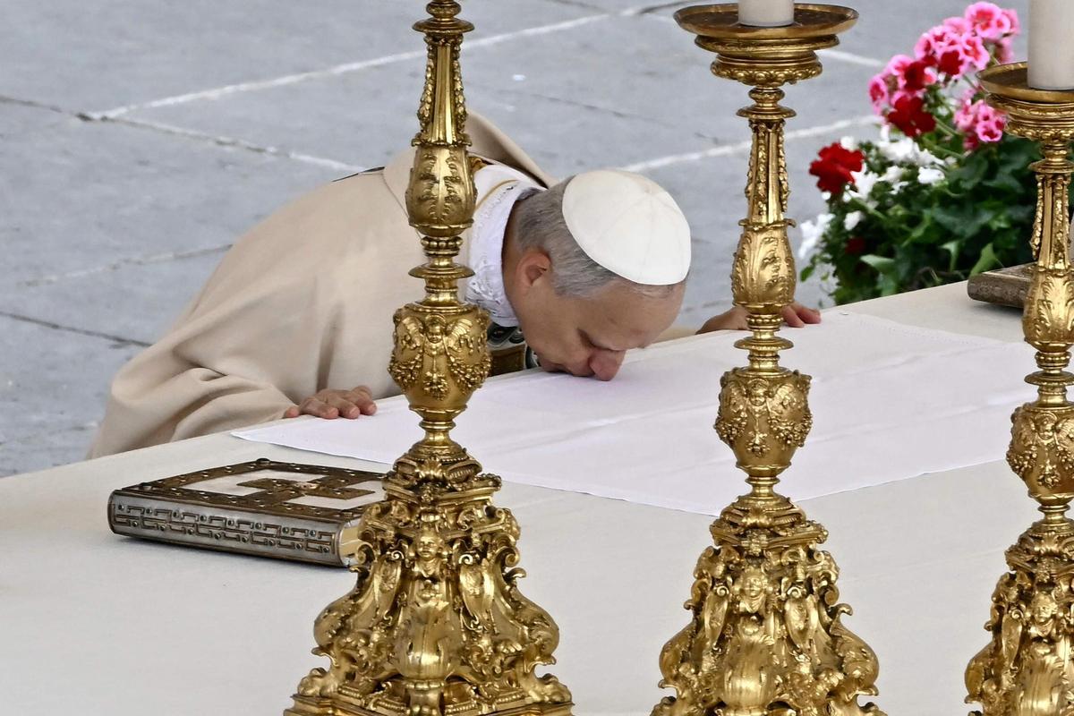 Misa de inicio del pontificado del papa León XIV