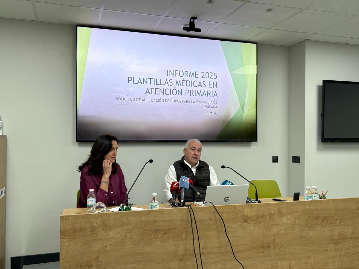 Rueda de prensa en la sede del Sindicato Médico