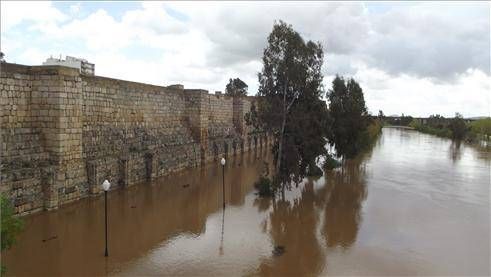 La lluvia inunda Extremadura