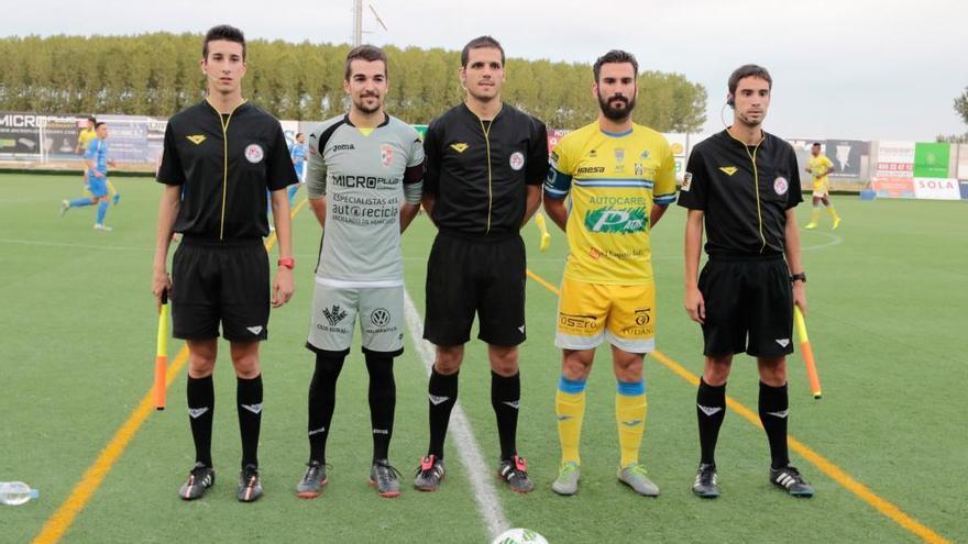 El colegiado zamorano en un partido del Villaralbo.