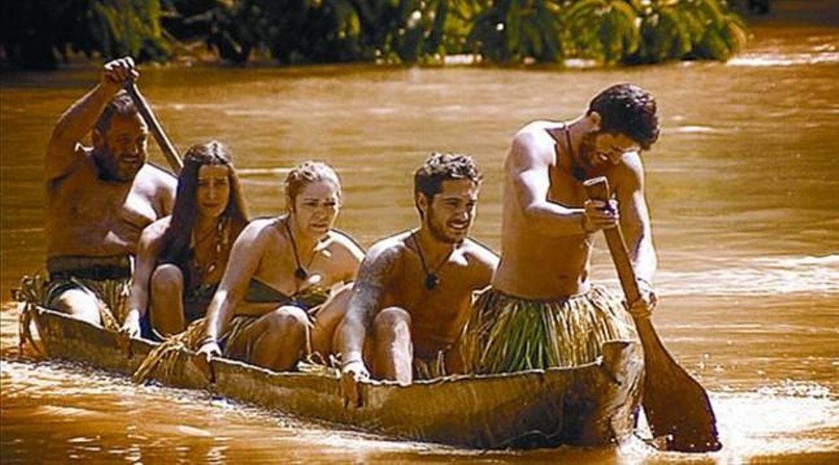Imatge dels participants de ’Perdidos en la tribu’, que debuta avui. Imatge dels participants de ’Perdidos en la tribu’, que debuta avui.