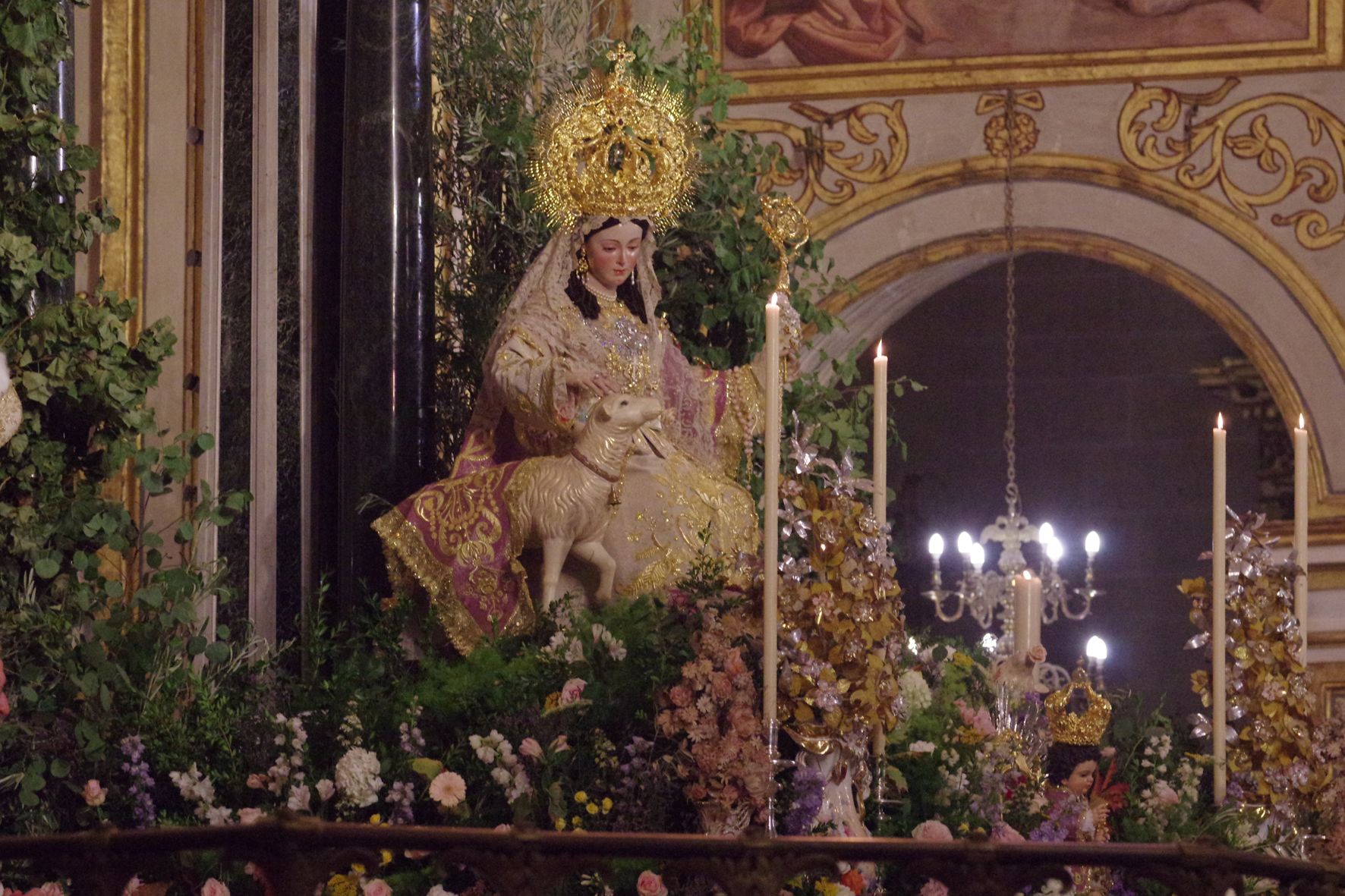 Coronación Canónica de la Divina Pastora en la Catedral de Málaga