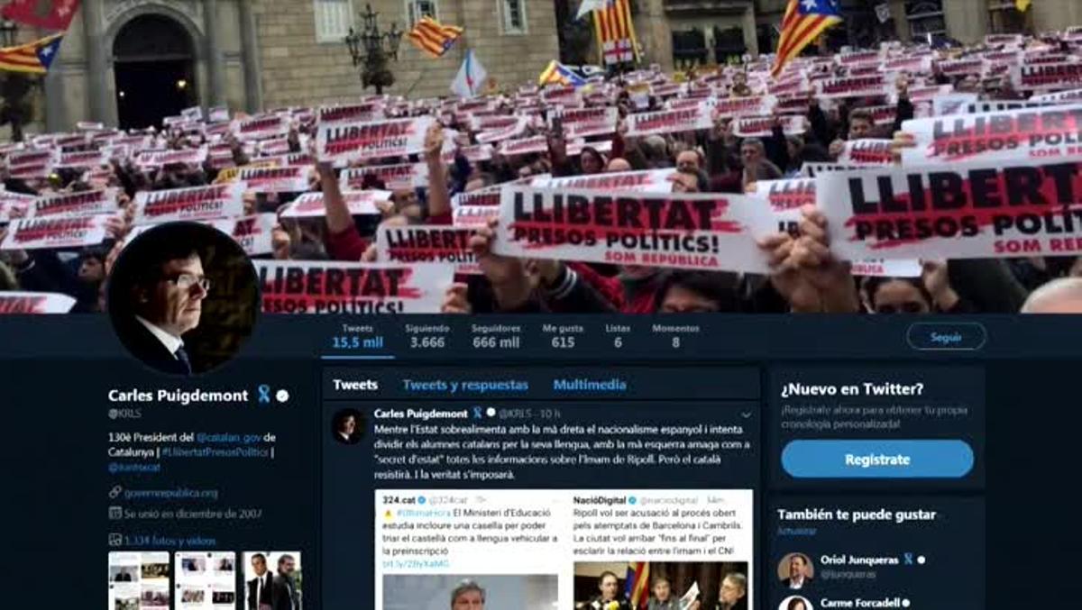Ha expressat la seva opinió mitjançant un missatge de Twitter.
