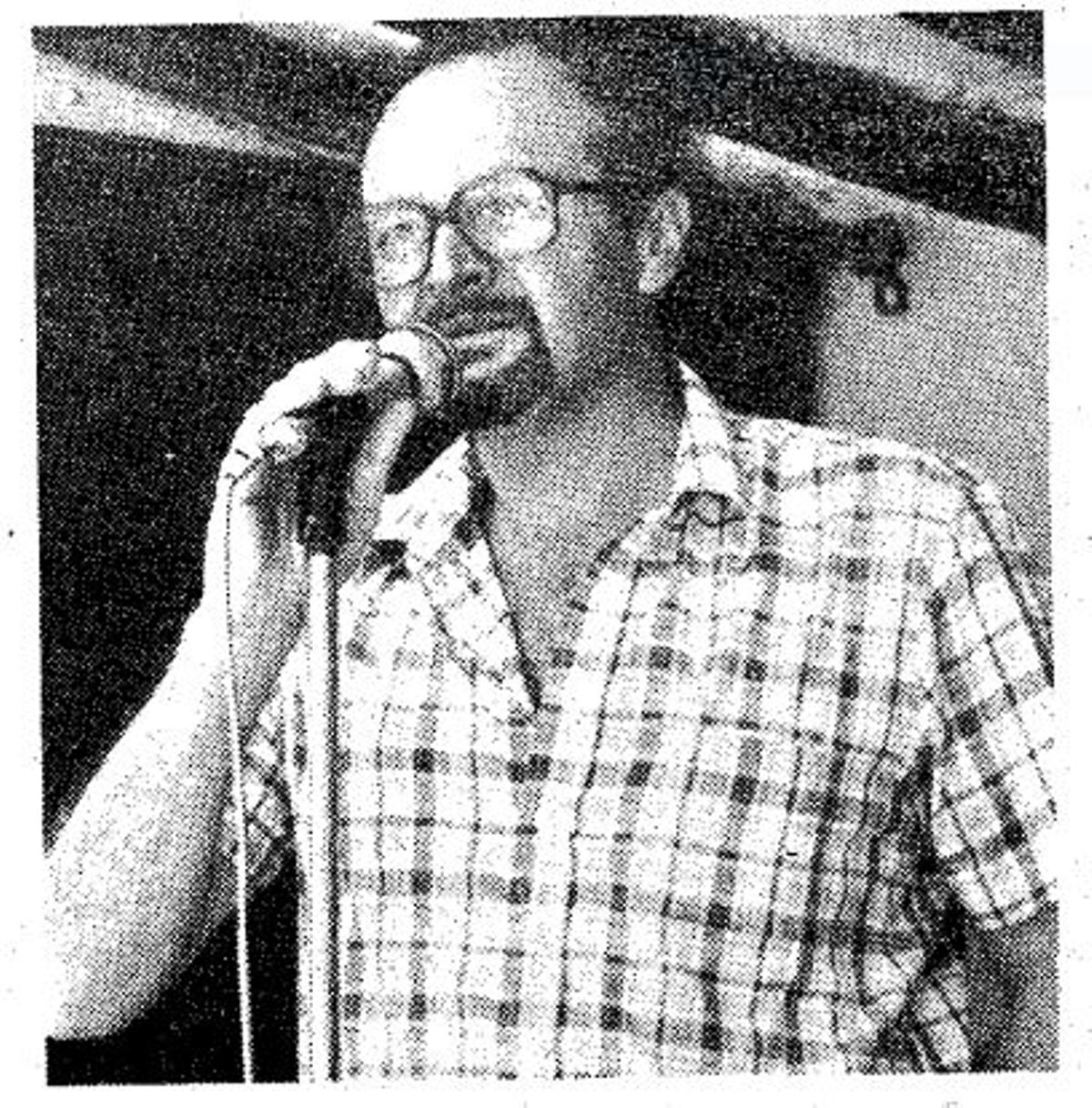 Juan Vicente Peral en 1980, cuando militaba en la UCD.