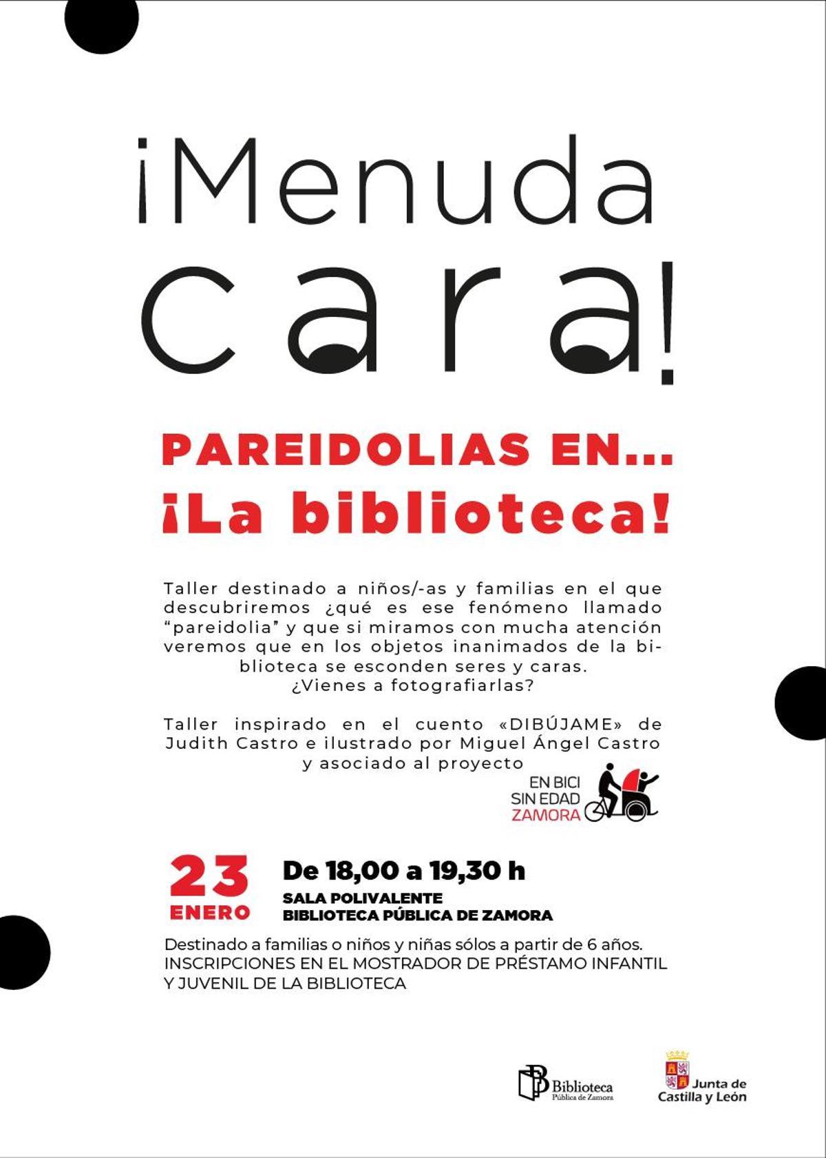 Cartel del taller.