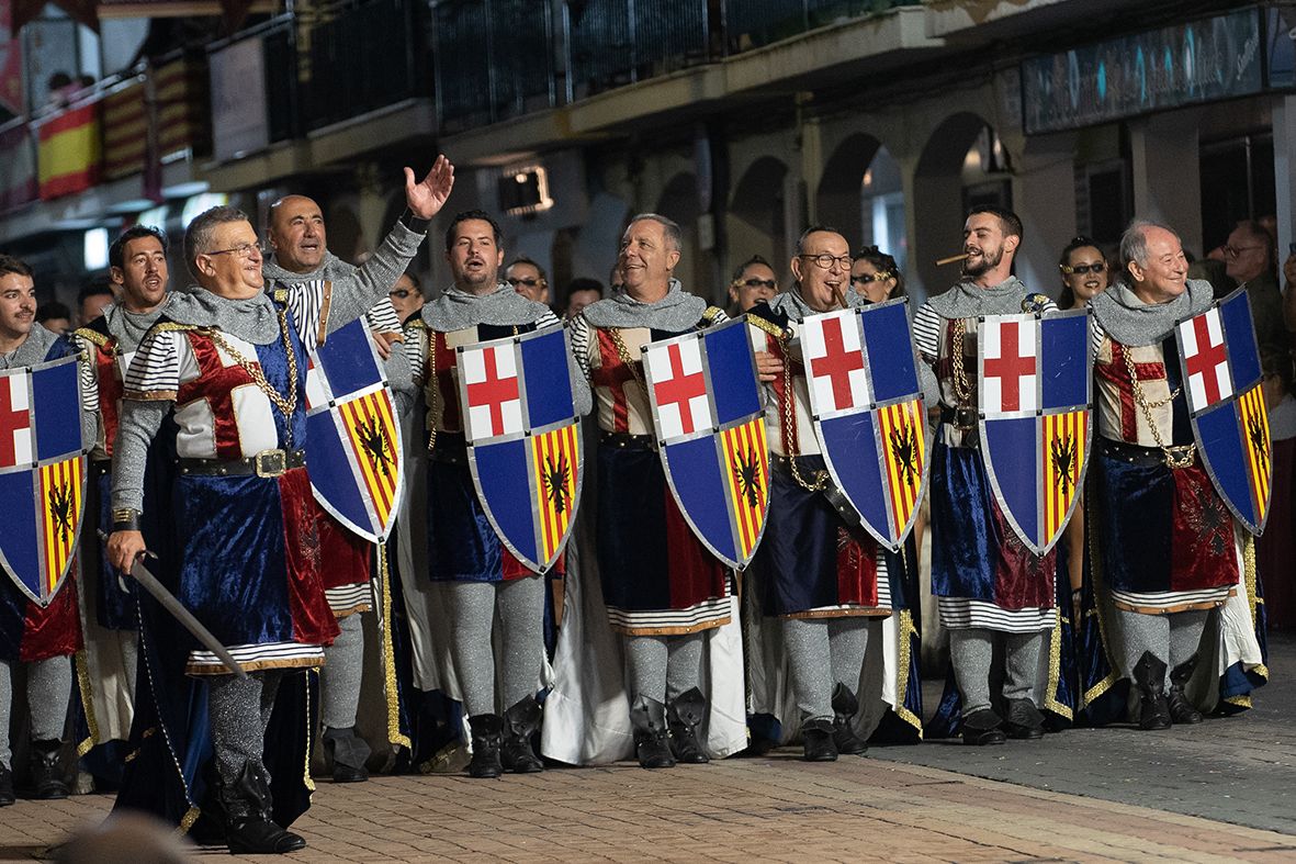 Desfile triunfal de las tropas cristianas en las Fiestas de Altea