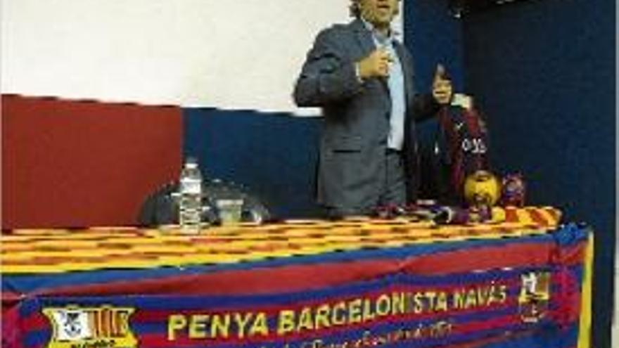 Freixa mostra el seu model per  al Barça en un acte a la PB Navàs