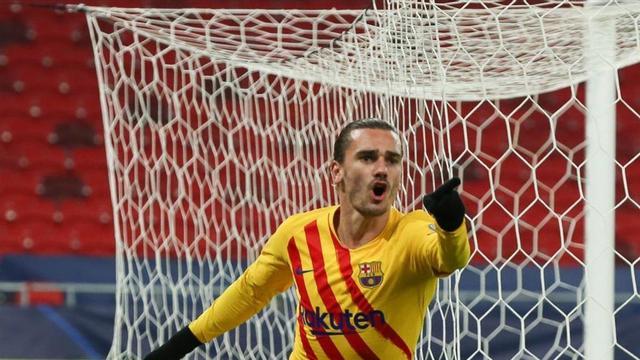 Griezmann, en la punta de ataque