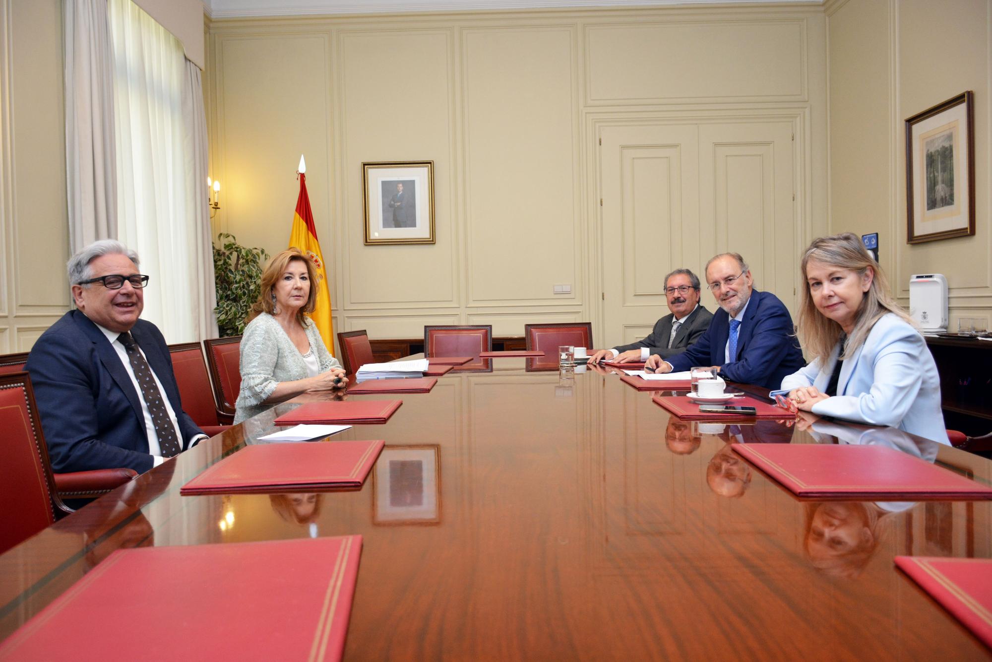 Reunión entre los interlocutores de los sectores progresista y conservador del CGPJ