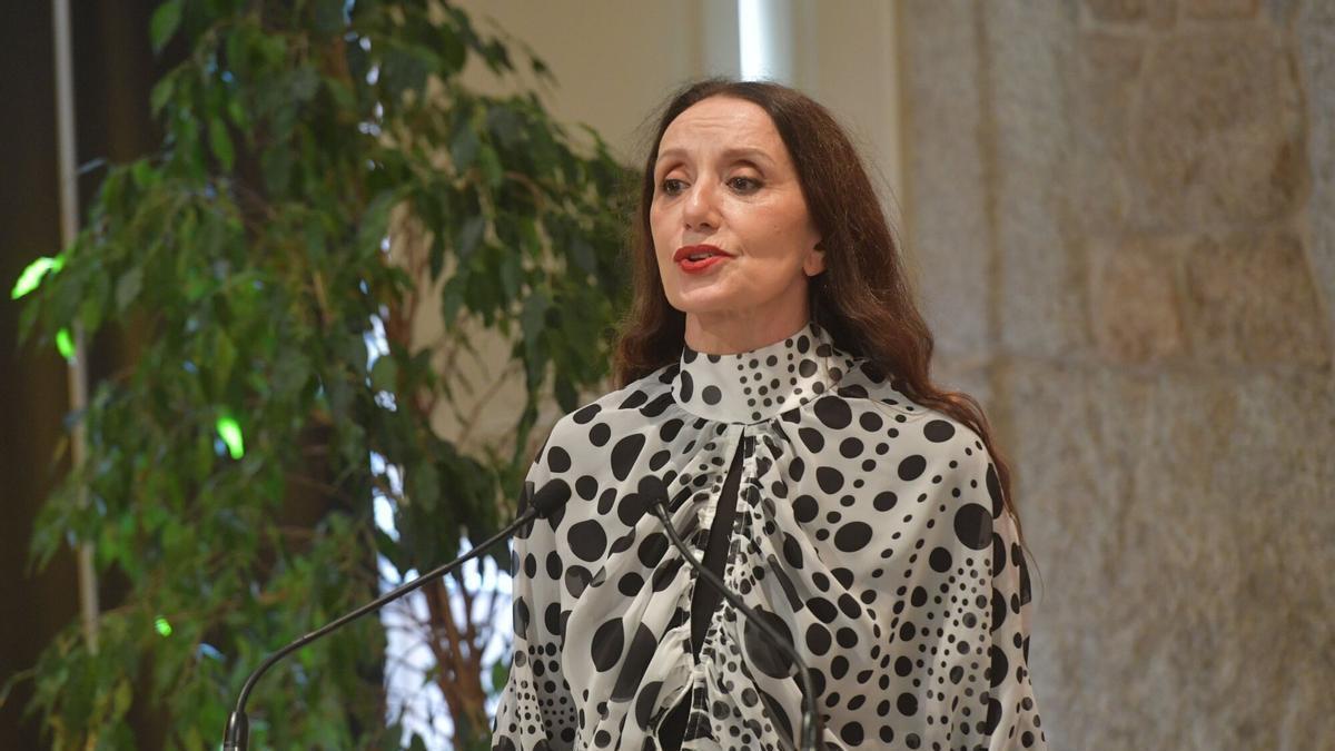 Luz Casal en la presentación del Festival de la Luz el pasado mes de marzo