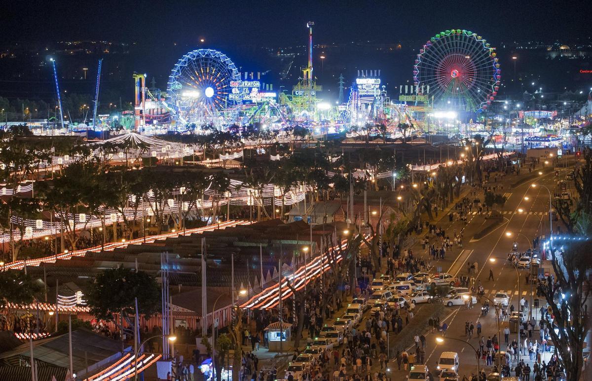 Vista aérea del recinto ferial de la Feria de Sevilla, que será ampliado en 2027 con 220 casetas