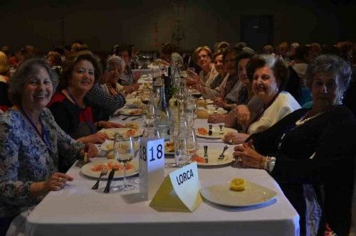 Almuerzo de la asociacion de viudas en Murcia