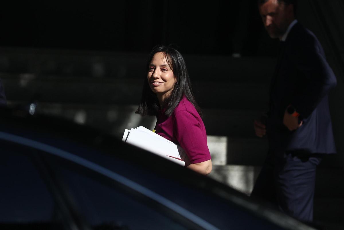 La directora general de la Guardia Civil, Mercedes González, a su llegada a la Audiencia Nacional, a 16 de julio de 2026, en Madrid (España).