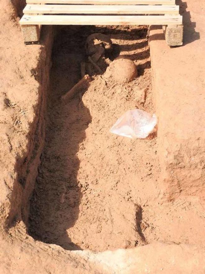 Localizan un cementerio de la época bizantina en Sant Francesc