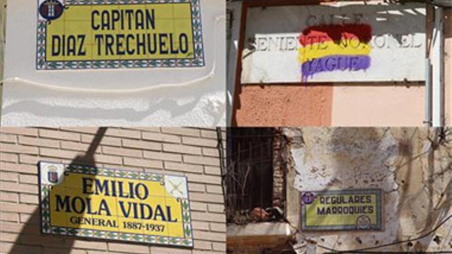 El ayuntamiento accede a retirar las primeras calles con nombres franquistas
