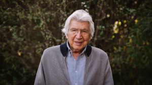 El músico Manuel Alejandro, hace unos días en su casa de La Moraleja, en Madrid.