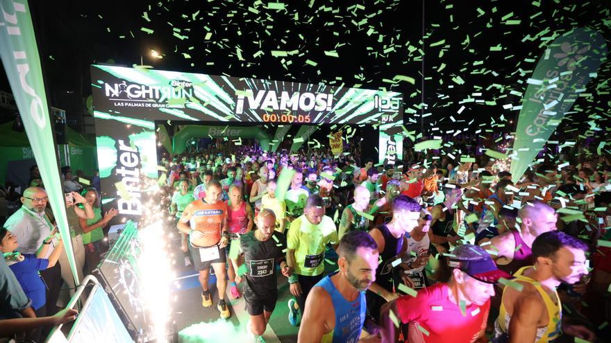 Récord de participación en el décimo aniversario de la Binter NightRun en Las Palmas de Gran Canaria