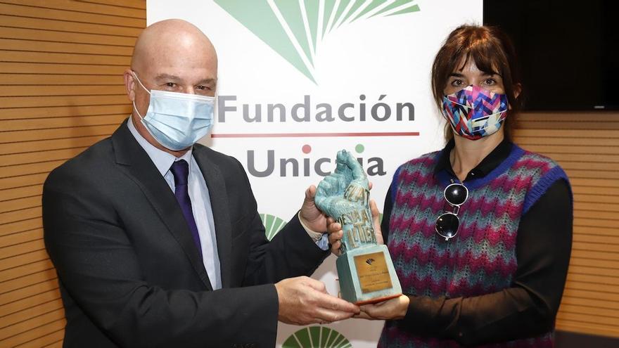 Entrega del premio.