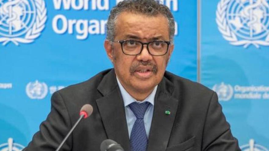 El director general de la OMS, Tedros Adhanom Ghebreyesus.