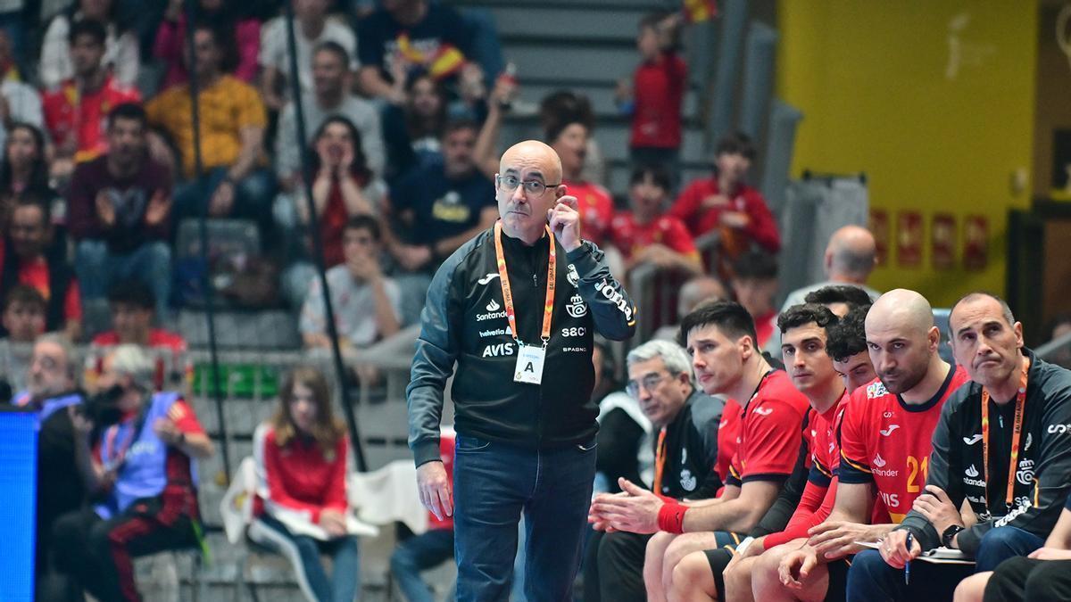 El seleccionador español de balonmano masculino, Jordi Ribera