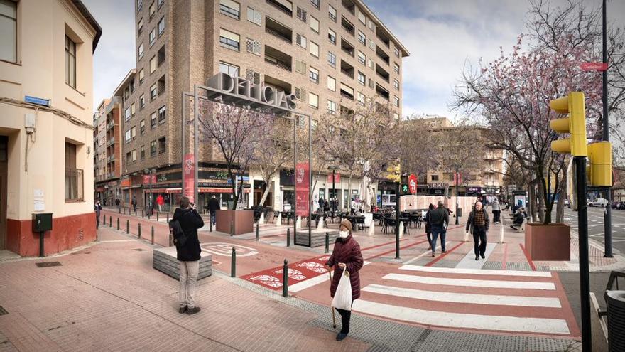 La calle Delicias de Zaragoza cambia su aspecto: comienzan a colocarse los  nuevos toldos