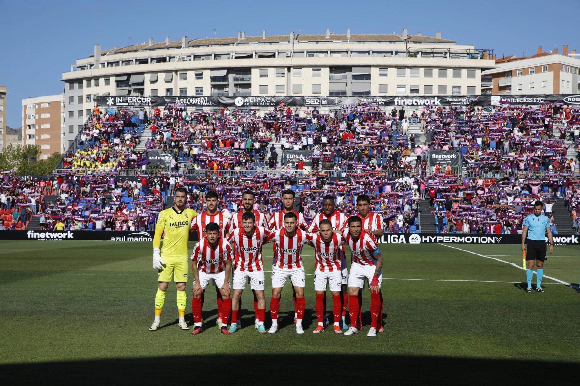 EN IMÁGENES: Así fue el partido entre el Eldense y el Sporting