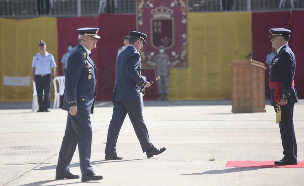 Acto de relevo de mando de la Base Aérea de Alcantarilla