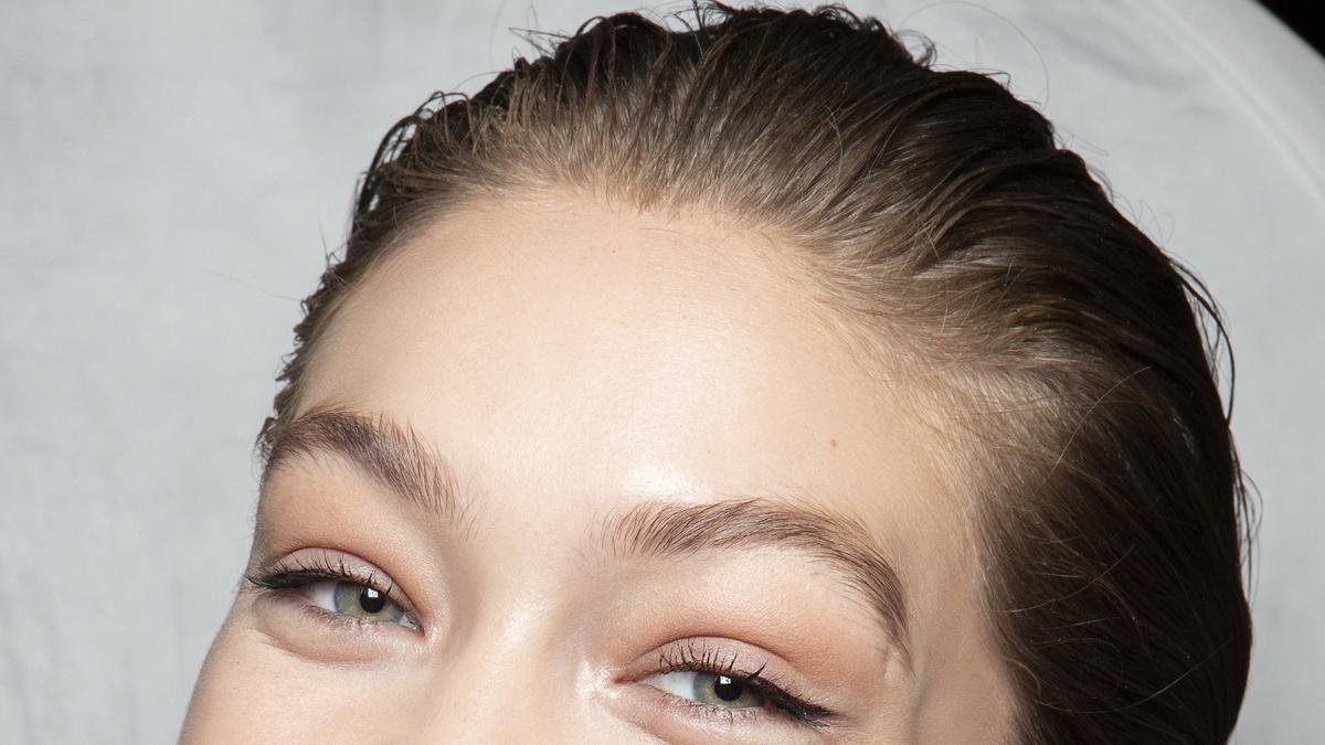 Gigi Hadid con maquillaje de Lanvin