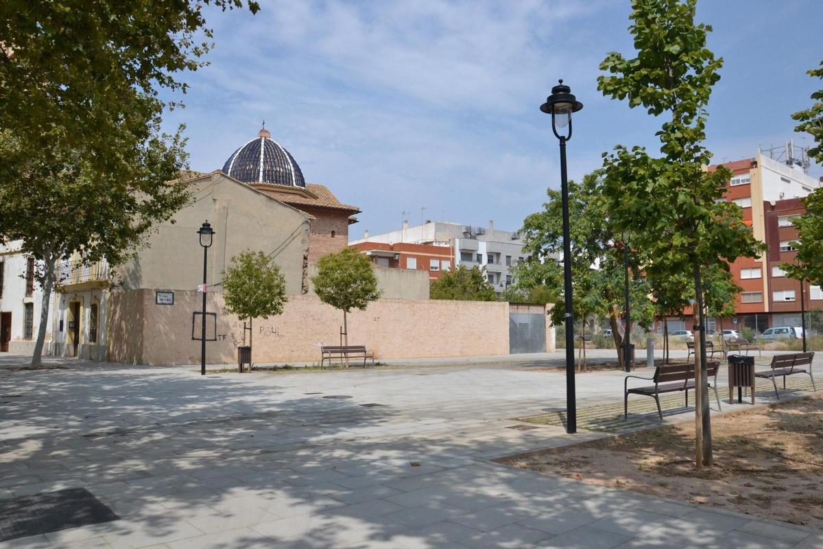 La plaza Ximena Diaz de la localidad.